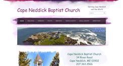 Desktop Screenshot of cape-neddick-baptist.org