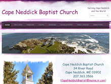 Tablet Screenshot of cape-neddick-baptist.org